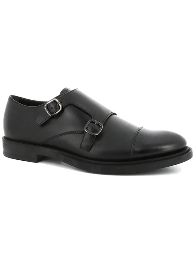 Men's Leather Monk Strap Black - TOD'S - BALAAN 4