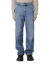 Cotton Straight Jeans Blue - BOTTEGA VENETA - BALAAN 2