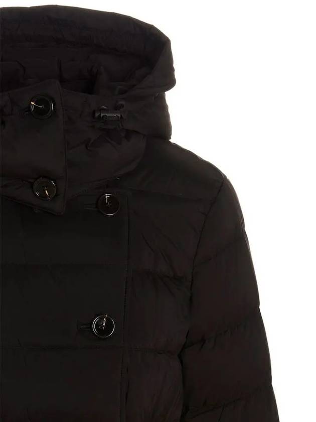 Detachable Hoodie Puffer Coat Padded Black - BURBERRY - BALAAN 5