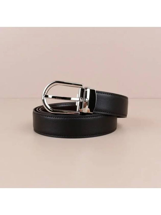 Pin Buckle Reversible Belt Black - MONTBLANC - BALAAN 2