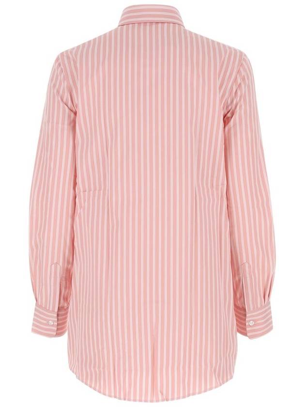 Striped Cotton Oversized Shirt Pink - ETRO - BALAAN 3