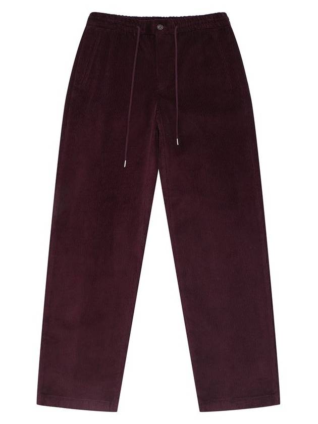 Corduroy String Wide Pants Burgundy - SOLEW - BALAAN 2