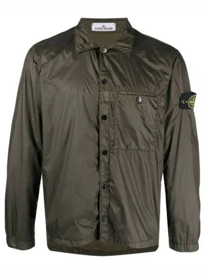 Micro Yarn Primaloft TC Over Long Sleeve Shirt Green - STONE ISLAND - BALAAN 2