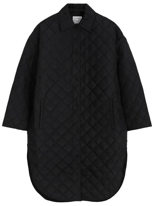 Quilted Padding Black - TOTEME - BALAAN 1