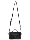 Leather Mini Bag Black - PRADA - BALAAN 4