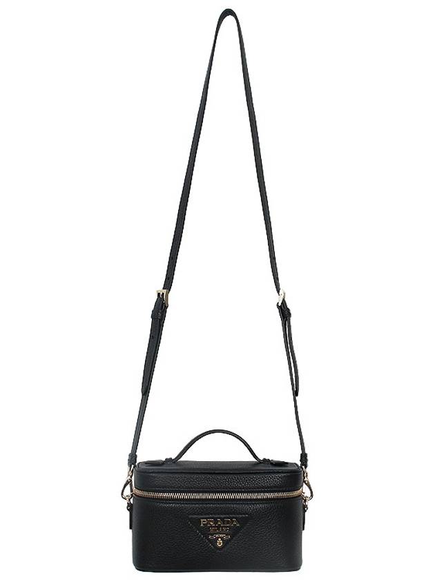 Leather Mini Bag Black - PRADA - BALAAN 4