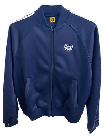 HM26JK003 NAV chest logo track jacket navy men s TJ 270705 - HUMAN MADE - BALAAN 1