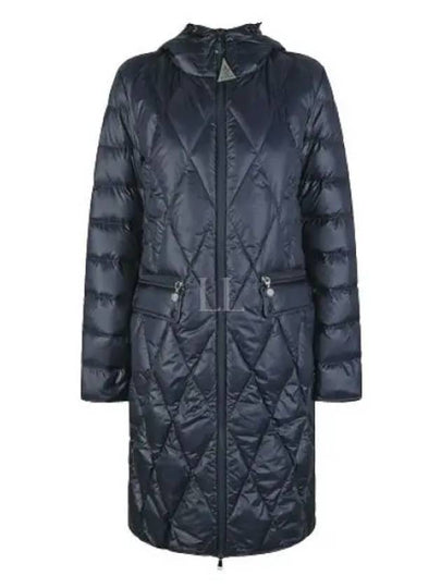 Serilong Long Down Padding Navy - MONCLER - BALAAN 2