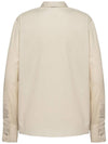 Two way pussybow blouse beige - CLAIR DE SAGE - BALAAN 2