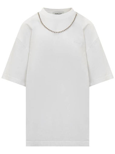 Ambush T-Shirt With Ball Chain - AMBUSH - BALAAN 1