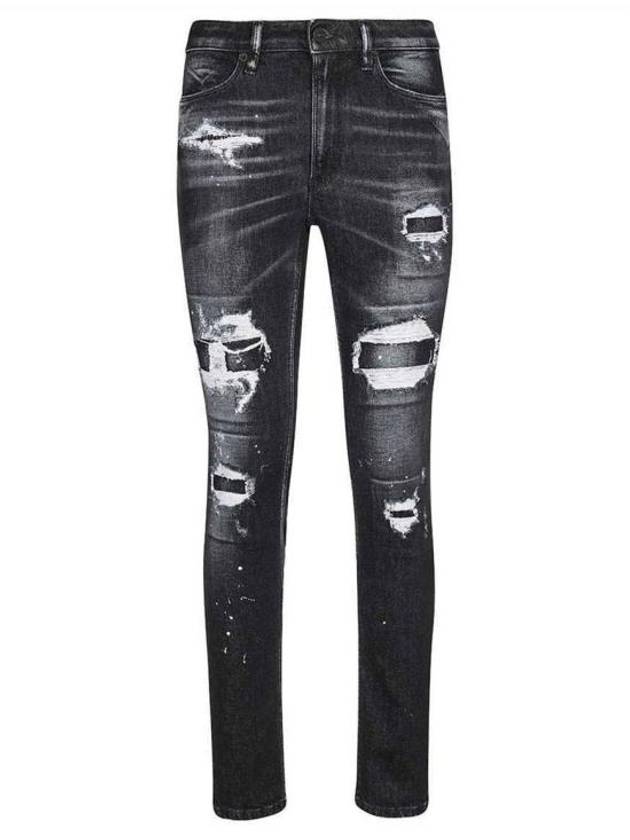 Denim Straight Pants BLACK - DONDUP - BALAAN 1