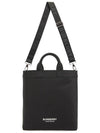 Logo Print Nylon Artie Tote Bag Black - BURBERRY - BALAAN 8