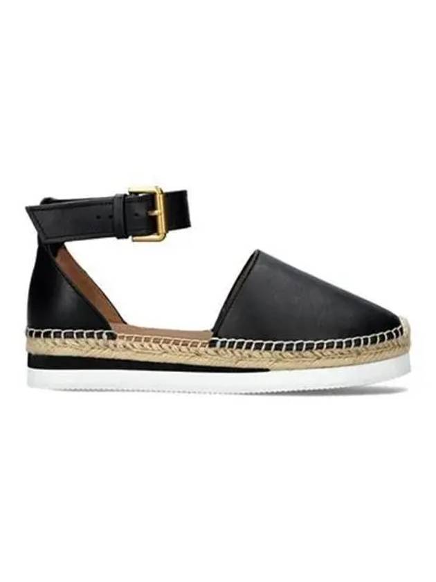 Seaby sandals espadrille anklet black - CHLOE - BALAAN 1