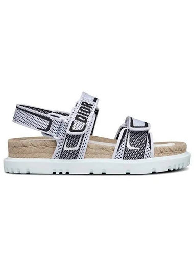 Act Technical Mesh Rubber Sandal White - DIOR - BALAAN 1