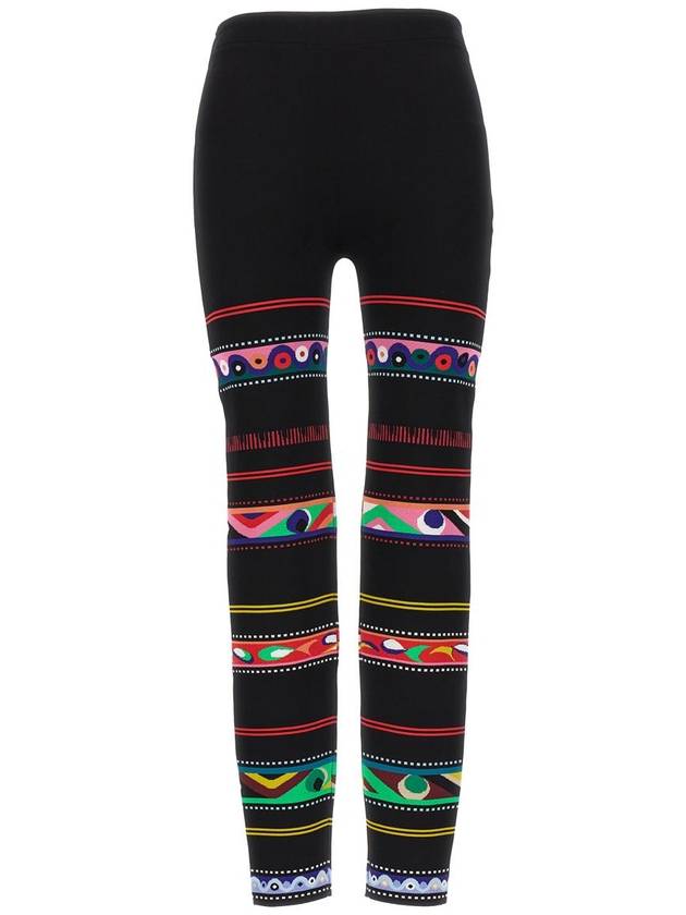 Pucci Jacquard Patterned Leggings - EMILIO PUCCI - BALAAN 1