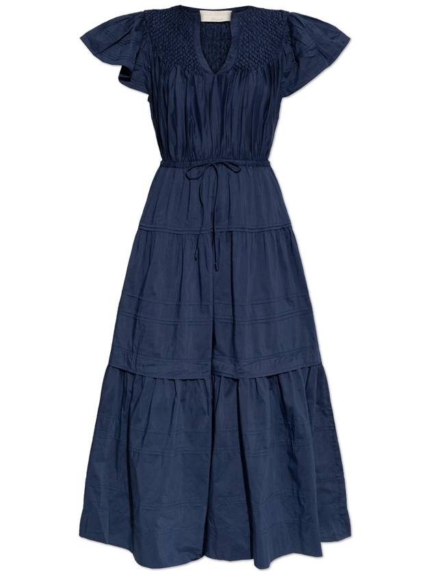 Ulla Johnson Dress Marika, Women's, Navy Blue - ULLA JOHNSON - BALAAN 1