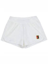 Court Heritage Mid-Rise French Terry Tennis Shorts White - NIKE - BALAAN 3