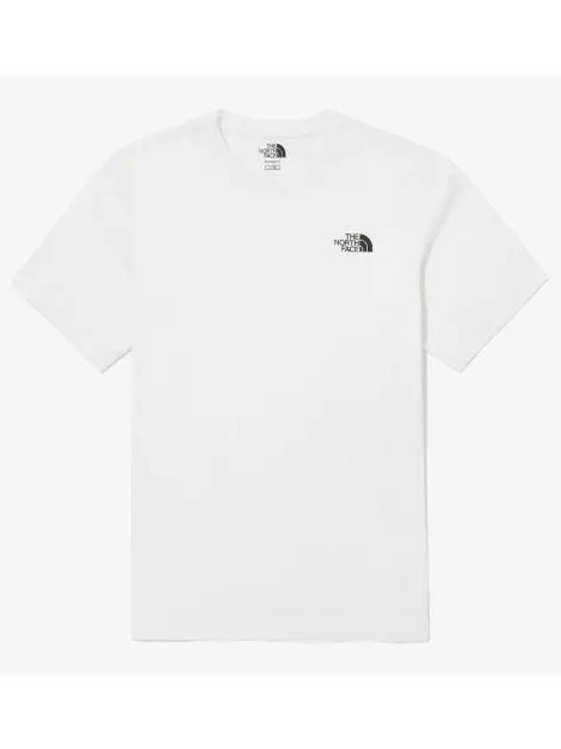 The North Face NT7UQ00J White Label Cotton Short Sleeve Round Tee - THE NORTH FACE - BALAAN 1