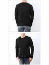 Double Zipper Biker Sweatshirt Black - BALMAIN - BALAAN 4