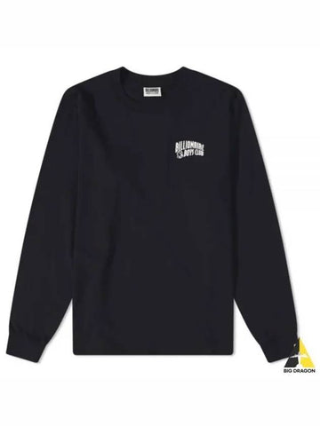 BC007 BLACK small arch logo long sleeve t shirt - BILLIONAIRE BOYS CLUB - BALAAN 1