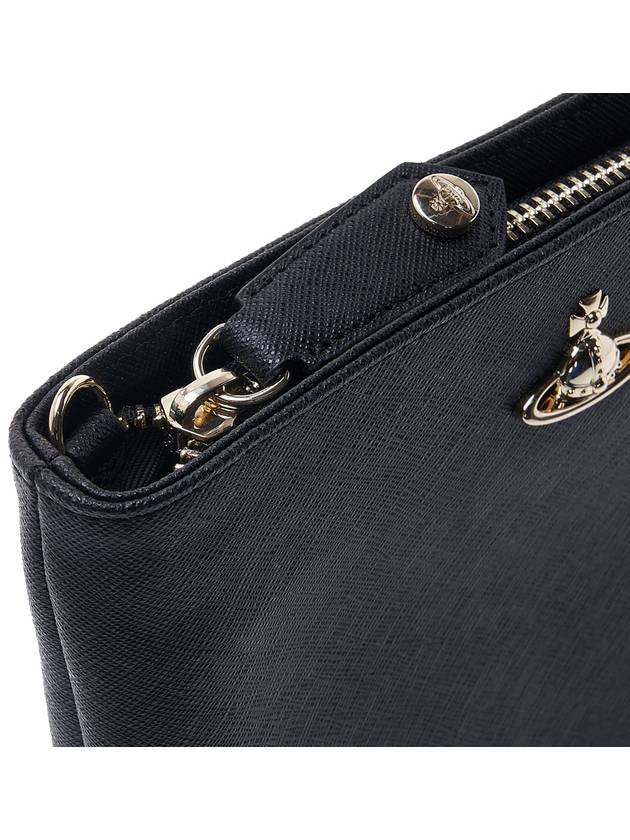 Square Chain Cross Bag Black - VIVIENNE WESTWOOD - BALAAN 10