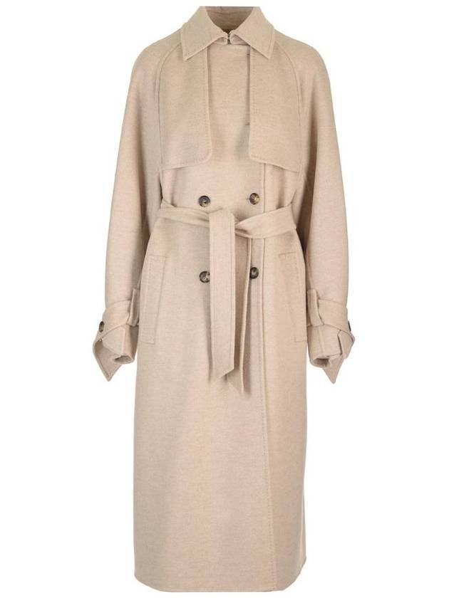 Women's Falcone Trench Coat Beige - MAX MARA - BALAAN 1