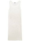 Runway Mugung Crochet Knit Layered Long Dress Ivory - ULKIN - BALAAN 3