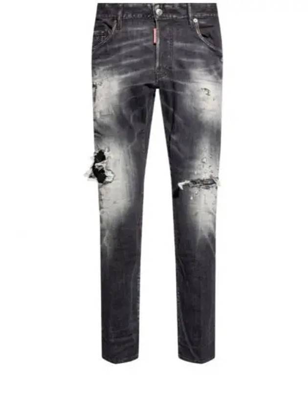 Skater Distressed Jeans Grey - DSQUARED2 - BALAAN 2