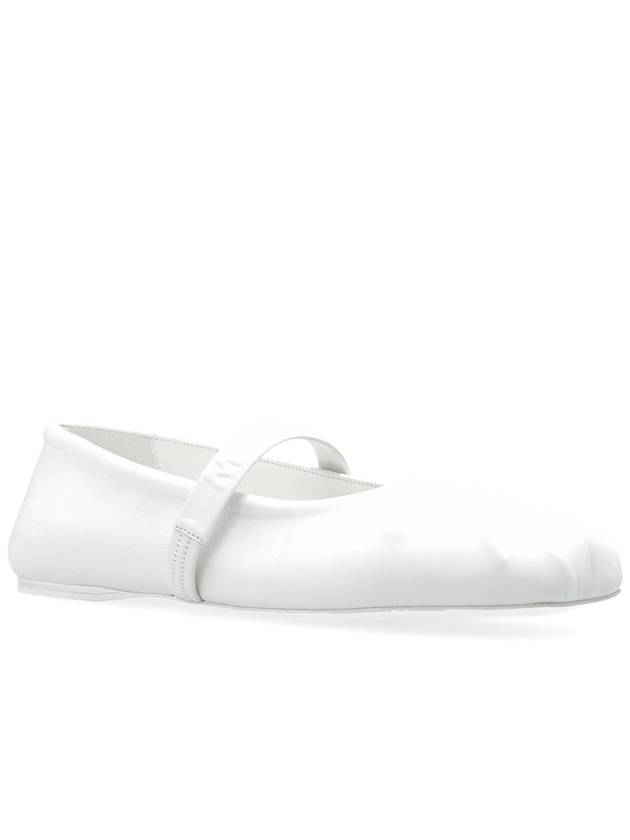 Marni Leather Ballet Flats, Women's, White - MARNI - BALAAN 4