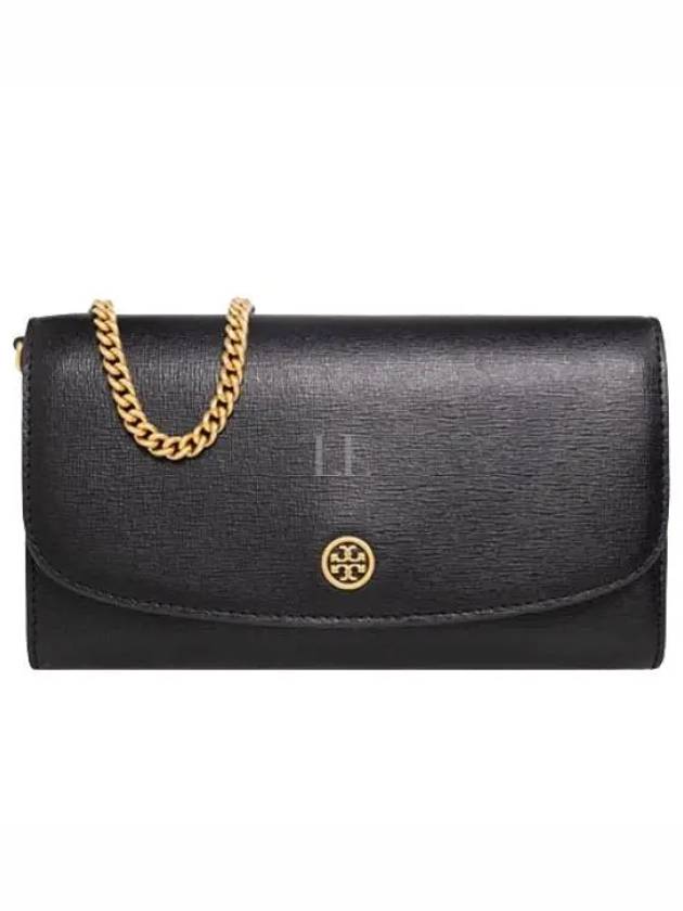 Robinson Chain Long Wallet Black - TORY BURCH - BALAAN 2