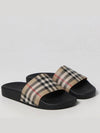 Check FURLEY Slippers Beige - BURBERRY - BALAAN.