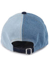 Denim 6 Panel Ball Cap Blue - MAISON KITSUNE - BALAAN 5