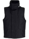 Genius Hike Vanilla Padded Vest Black - MONCLER - BALAAN 1