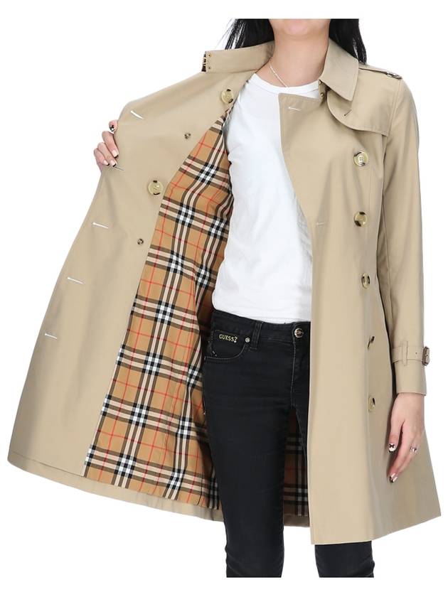 The Mid Length Chelsea Heritage Trench Coat Honey - BURBERRY - BALAAN 7