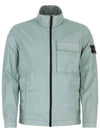 Men's Waffen Patch Membrana 3L TC Nylon Jacket Sky Blue - STONE ISLAND - BALAAN 2