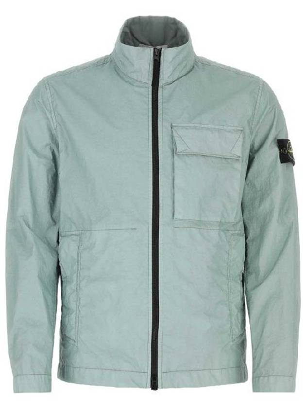 Men's Wappen Patch Membrana 3L TC Nylon Jacket Sky Blue - STONE ISLAND - BALAAN 2