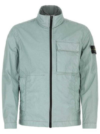 Men's Waffen Patch Membrana 3L TC Nylon Jacket Sky Blue - STONE ISLAND - BALAAN 2