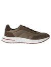 Week-End Walk Microfiber Storm System Sneakers Dark Taupe - LORO PIANA - BALAAN 2