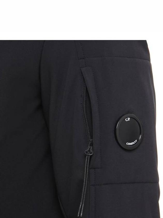 Men's Lens Wappen Parka Black - CP COMPANY - BALAAN 8