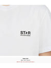 Star Logo Print Short Sleeve T-Shirt White - GOLDEN GOOSE - BALAAN.