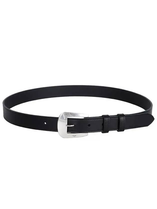 Medium Marco Vintage Calfskin Belt Black - CELINE - BALAAN 2