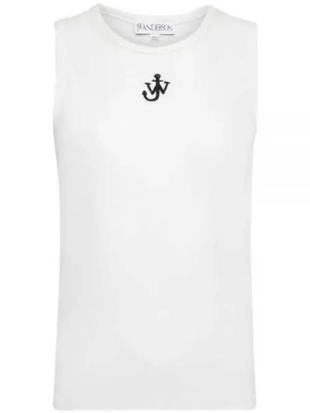 Anchor Embroidery Sleeveless White - JW ANDERSON - BALAAN 2