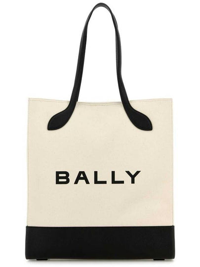 Bar Keep On NS Logo Tote Bag White - BALLY - BALAAN 2