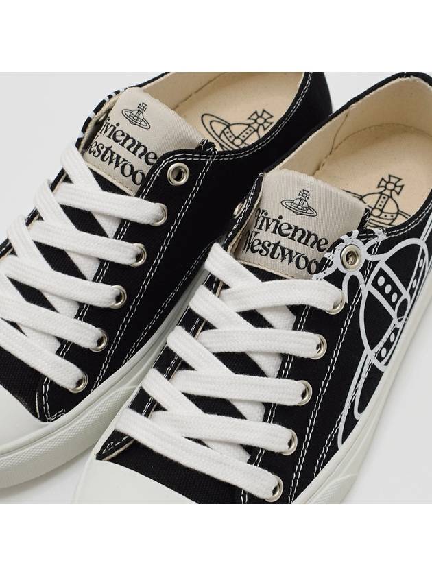 ORB Logo Low Top Sneakers Black - VIVIENNE WESTWOOD - BALAAN 5