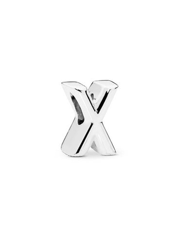 Letter X Alphabet Bracelet Charm Silver - PANDORA - BALAAN 1