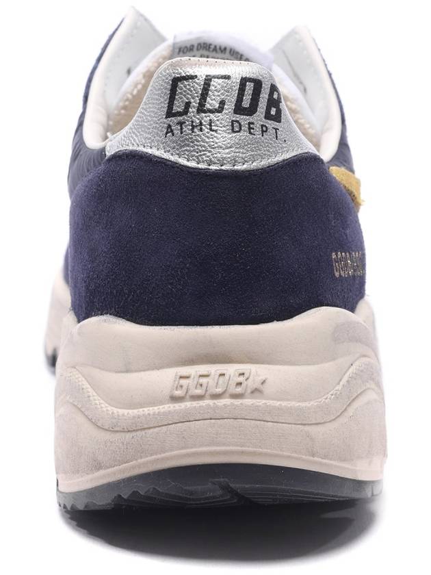 Logo Leather Low Top Sneakers Blue - GOLDEN GOOSE - BALAAN 5