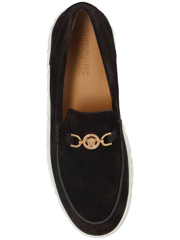 Versace Suede Shoes, Men's, Brown - VERSACE - BALAAN 6