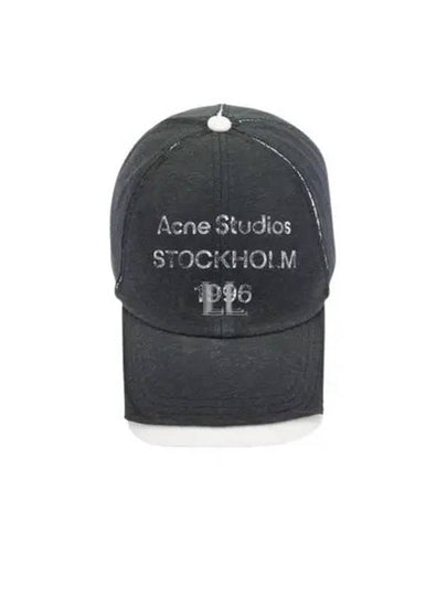 Logo Stamp Ball Cap Black - ACNE STUDIOS - BALAAN 2