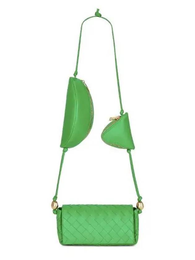 Pouch On Strap Cross Bag Green - BOTTEGA VENETA - BALAAN 2