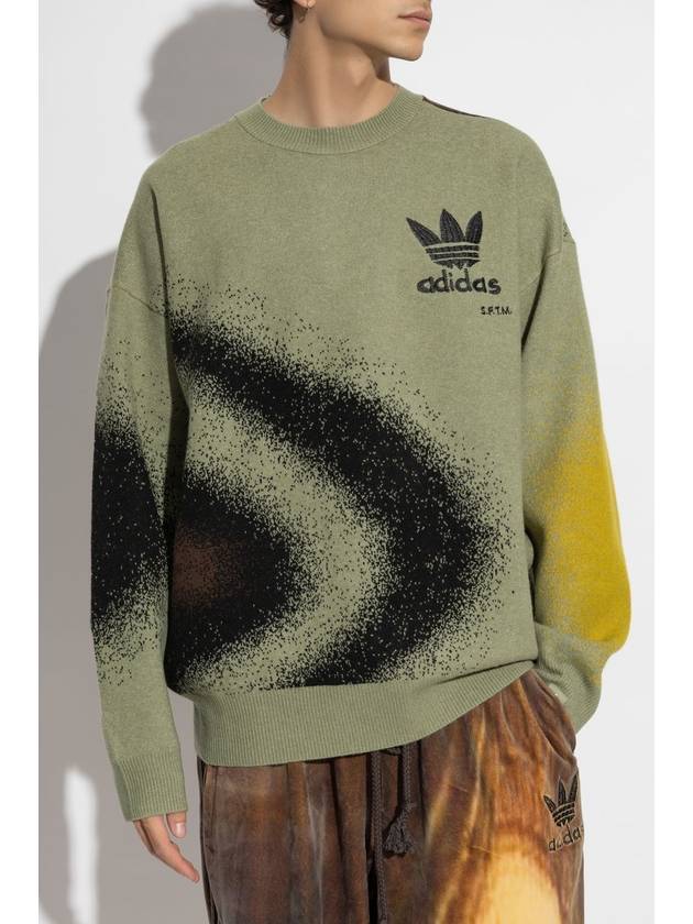 ADIDAS Originals Sweater With Logo, Unisex, Green - ADIDAS ORIGINALS - BALAAN 5